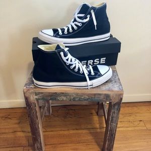 Converse Chuck Taylors-Black-Size 9